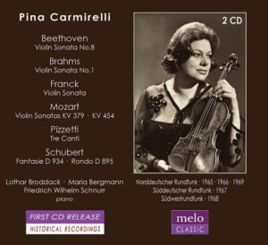 Pina Carmirelli Violin Recitals 1965-1969 Meloclassic