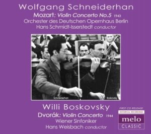 Wolfgang Schneiderhan Willi Boskovsky Meloclassic 2019 Cover